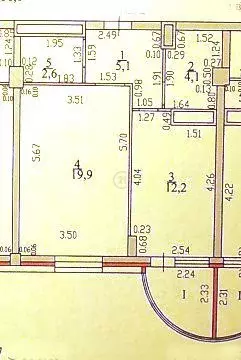 1-к кв. Тамбовская область, Тамбов ул. Максима Горького, 20 (43.9 м) - Фото 2
