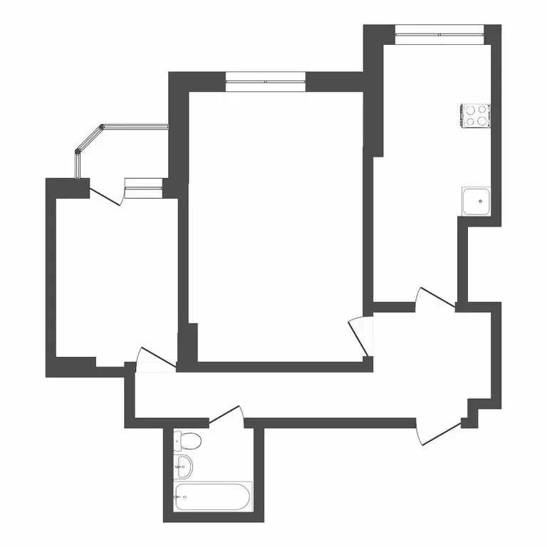2-комнатная квартира: Тюмень, улица Максима Горького, 68 (82 м) - Фото 0