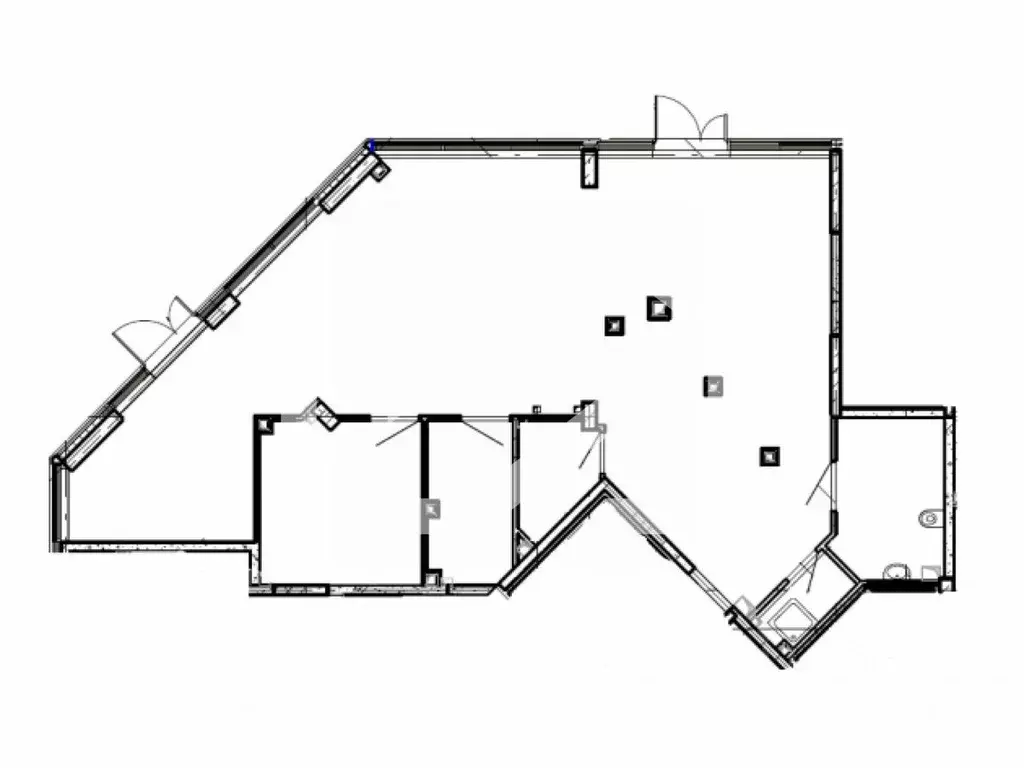 Торговая площадь в Москва наб. Марка Шагала, 11к2 (135 м) - Фото 2