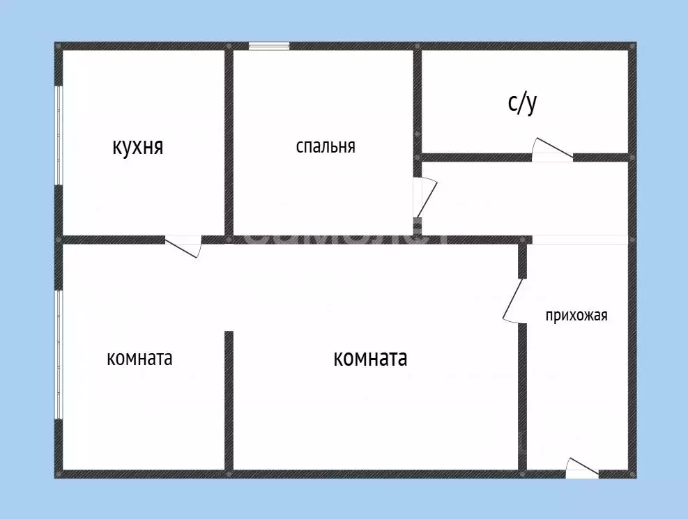 3-к кв. Дагестан, Махачкала просп. Али-Гаджи Акушинского, 393Гк2 (74.0 ... - Фото 1