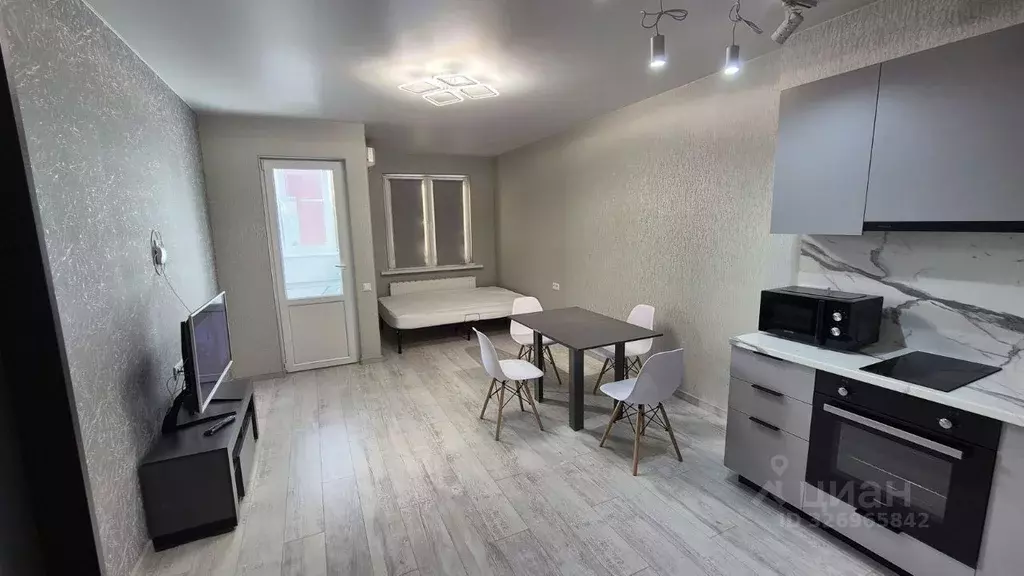 Студия Краснодарский край, Краснодар Новознаменский жилрайон, ул. ... - Фото 2