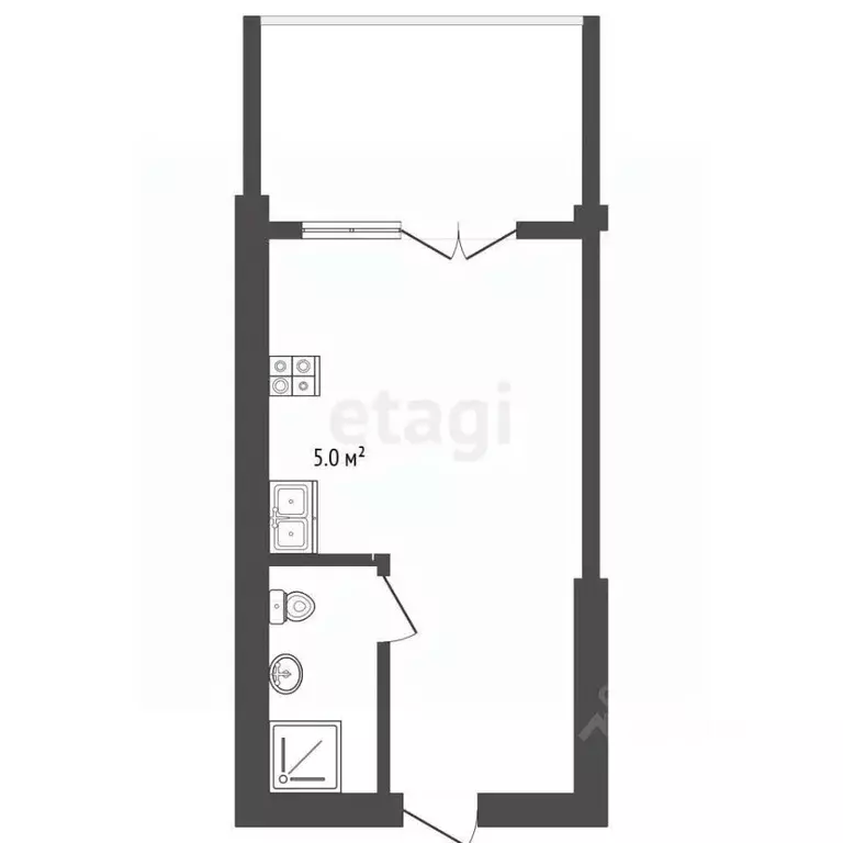 Студия Севастополь Вилларис дель Мар кп, 216 (25.0 м) - Фото 2
