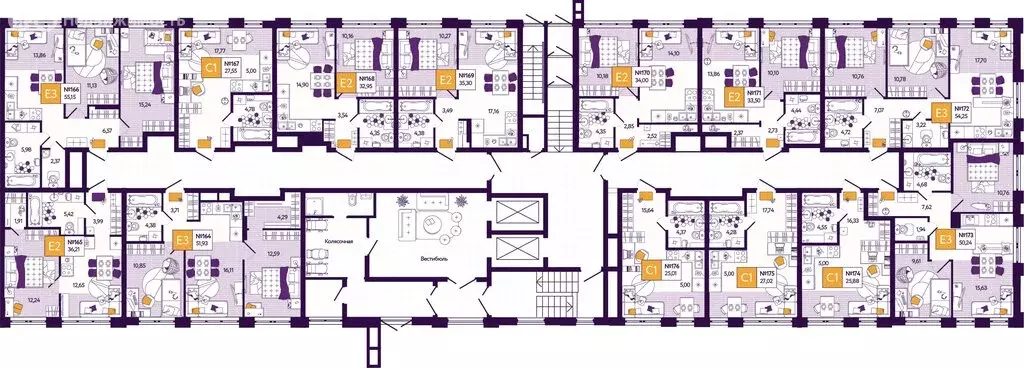 Квартира-студия: Тула, улица Купцов Гречихиных, 4 (27.55 м) - Фото 2
