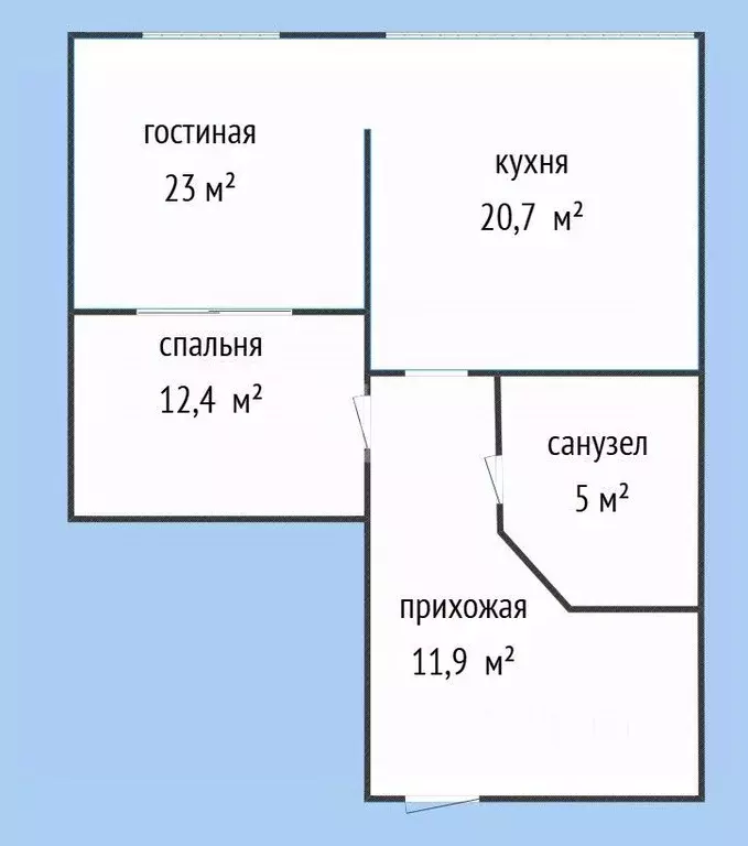 2-к кв. Дагестан, Каспийск просп. Акулиничева, 23к2 (73.0 м) - Фото 2