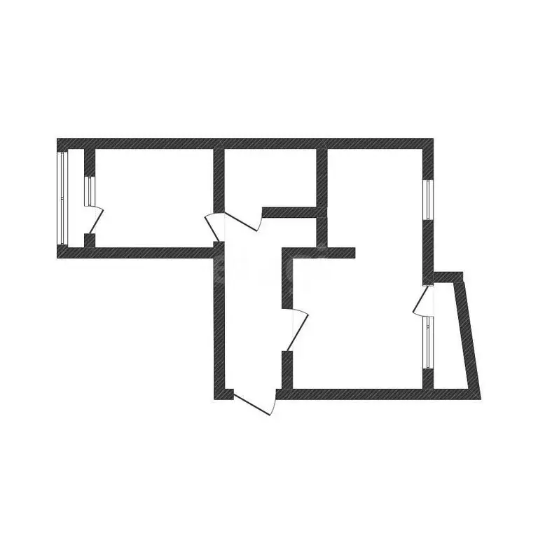 2-комнатная квартира: Юрга, Волгоградская улица, 28А (55.1 м) - Фото 1