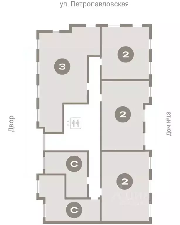 2-к кв. Ленинградская область, Ломоносовский район, Аннинское ... - Фото 2