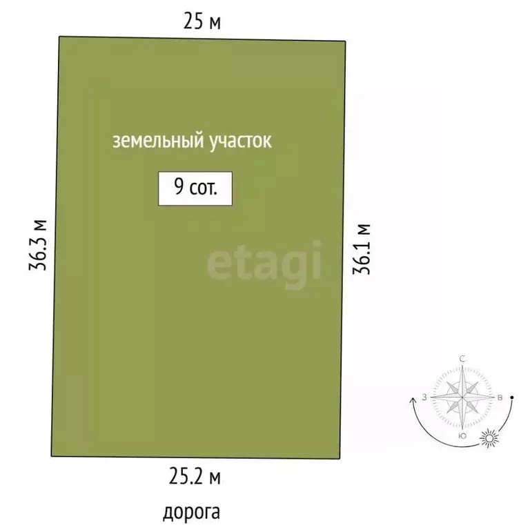 Участок в Тюменская область, Нижнетавдинский муниципальный округ, ... - Фото 2