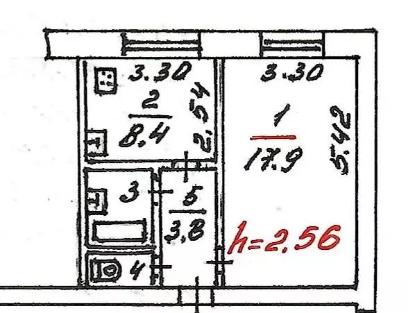 1-комнатная квартира: Псков, улица Труда, 73 (34.8 м) - Фото 1