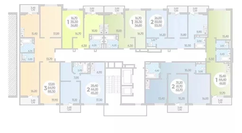 1-к кв. Краснодарский край, Краснодар ул. Героев-Разведчиков, 11 (46.8 ... - Фото 2