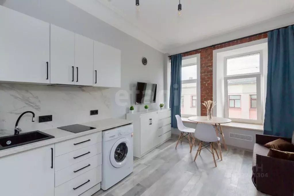 Студия Санкт-Петербург 8-я Советская ул., 57 (24.0 м) - Фото 1