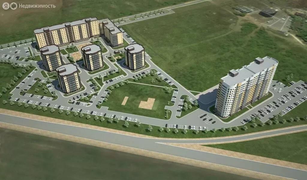 Квартира-студия: Усады, Счастливая улица, 6 (27.4 м) - Фото 1