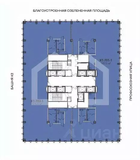 Помещение свободного назначения в Москва Старокалужское ш., 64С1 (598 ... - Фото 2