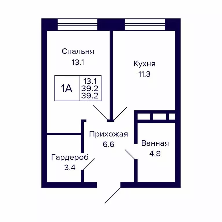 1-комнатная квартира: Новосибирск, Красносельская улица (39.2 м) - Фото 0