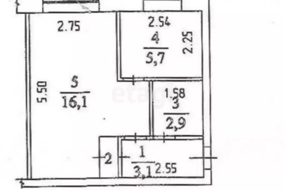 1-комнатная квартира: Тула, улица Кутузова, 15 (31 м) - Фото 0