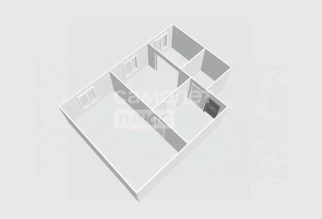 2-к кв. Тульская область, Тула ул. Пузакова, 4 (44.8 м) - Фото 1