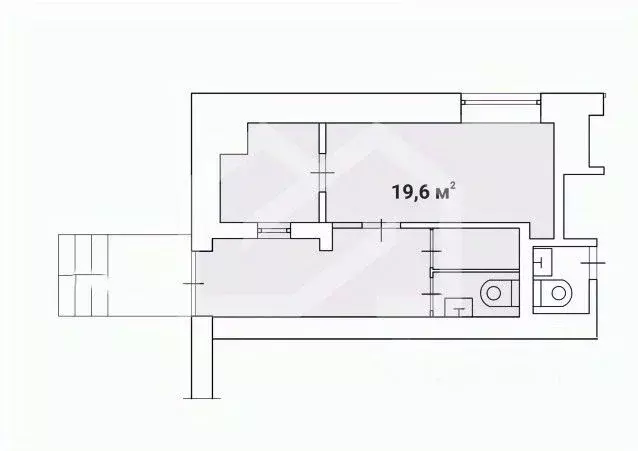 Помещение свободного назначения в Москва Калужская пл., 1К1 (20 м) - Фото 2