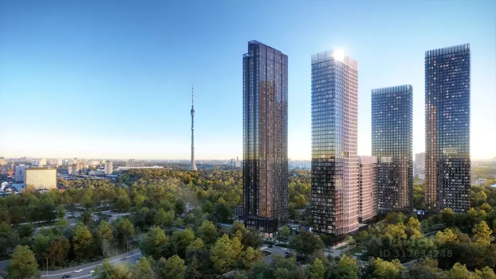 Студия Москва Огородный проезд (35.47 м) - Фото 1