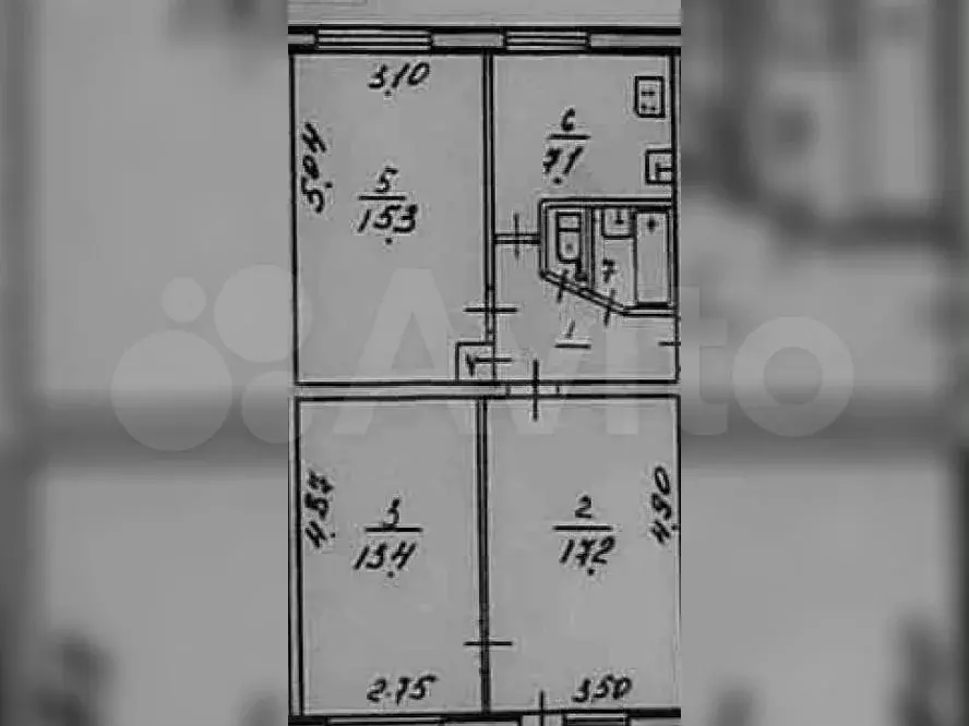 Аукцион: 2-к. квартира, 61,3 м, 2/5 эт. - Фото 0