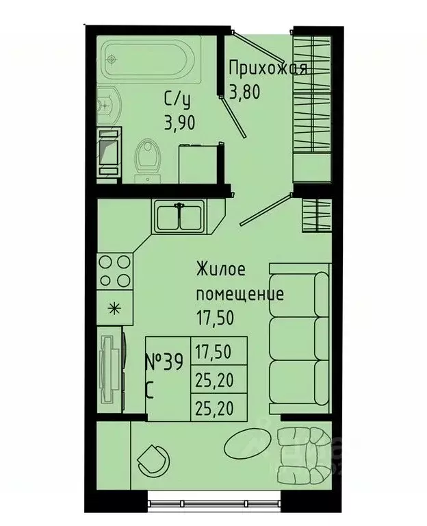 Студия Ленинградская область, Коммунар г. Гатчинский муниципальный ... - Фото 1