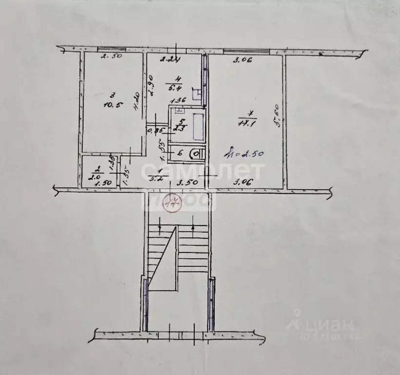 2-к кв. Крым, Ленинский район, Багерово пгт ул. Лисконоженко, 18 (43.6 ... - Фото 2
