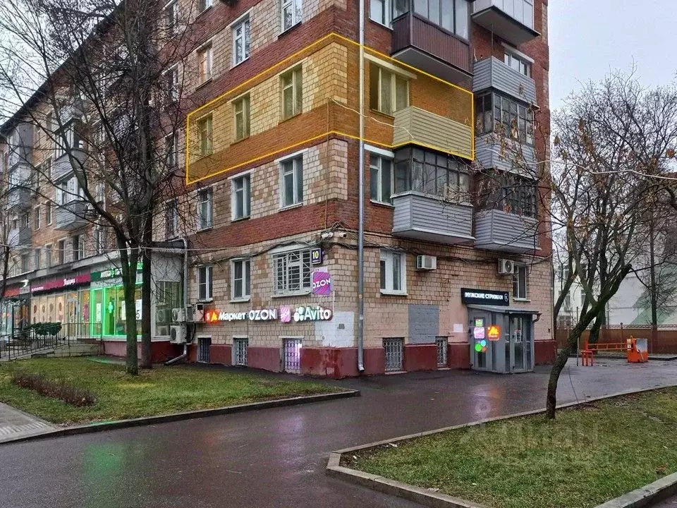 Свободной планировки кв. Москва Чонгарский бул., 10К1 (40.8 м) - Фото 2