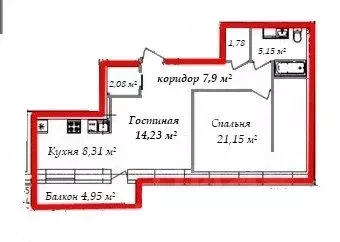 2-к кв. Ульяновская область, Ульяновск просп. Авиастроителей, 26к1 ... - Фото 1