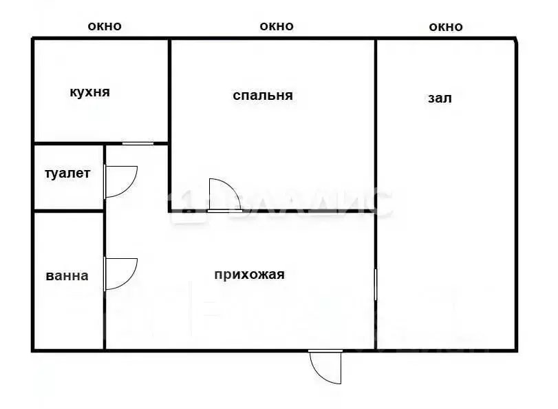 2-к кв. Приморский край, Уссурийск Русская ул., 16 (42.0 м) - Фото 1