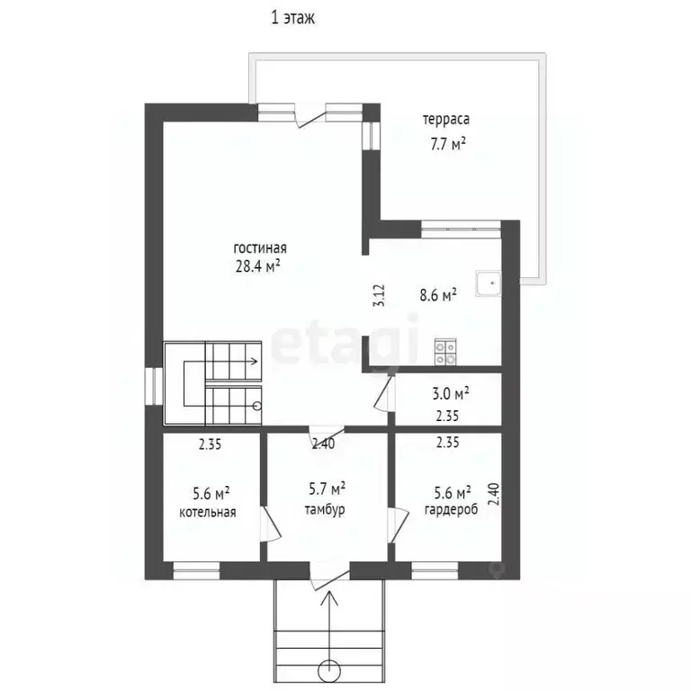 Дом в Севастополь Строитель садовое товарищество, ул. 1-я Ежевичная ... - Фото 1