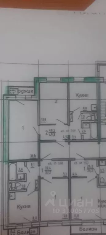 2-к кв. Красноярский край, Красноярск Караульная ул., 82 (48.0 м) - Фото 0