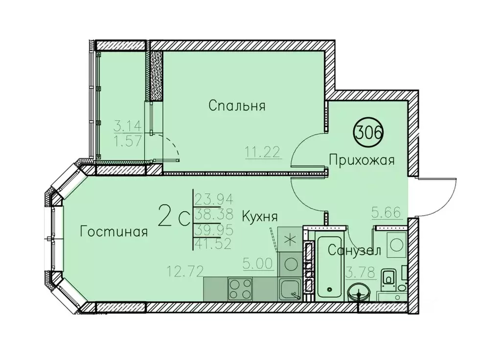 Свободной планировки кв. Саратовская область, Энгельс Петровская ул., ... - Фото 0