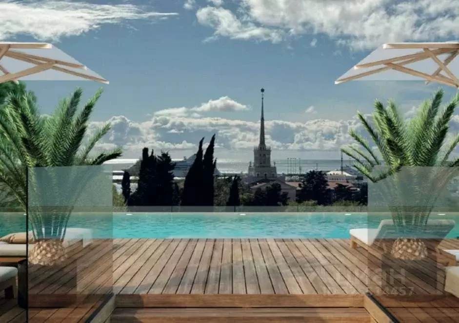 1-к кв. Краснодарский край, Сочи Центральный мкр, ул. Войкова, 20 ... - Фото 1