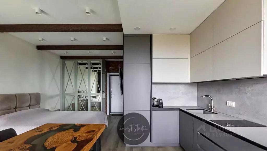 Студия Санкт-Петербург наб. Макарова, 12 (33.0 м) - Фото 1