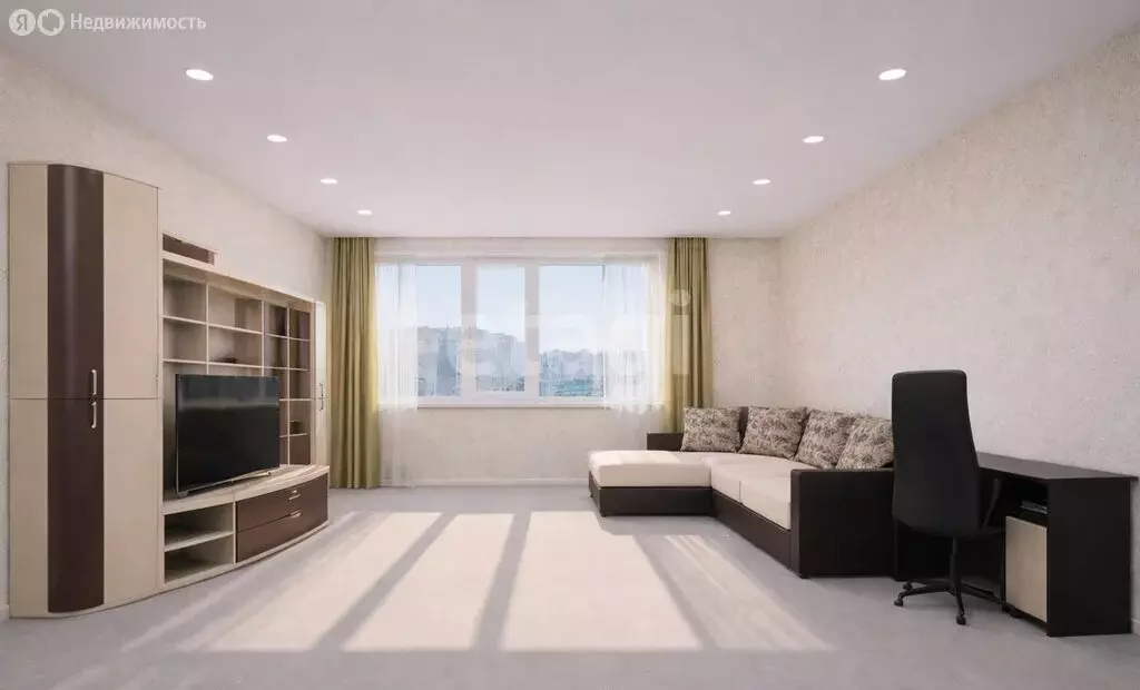 3-комнатная квартира: посёлок городского типа Октябрьский, микрорайон ... - Фото 1