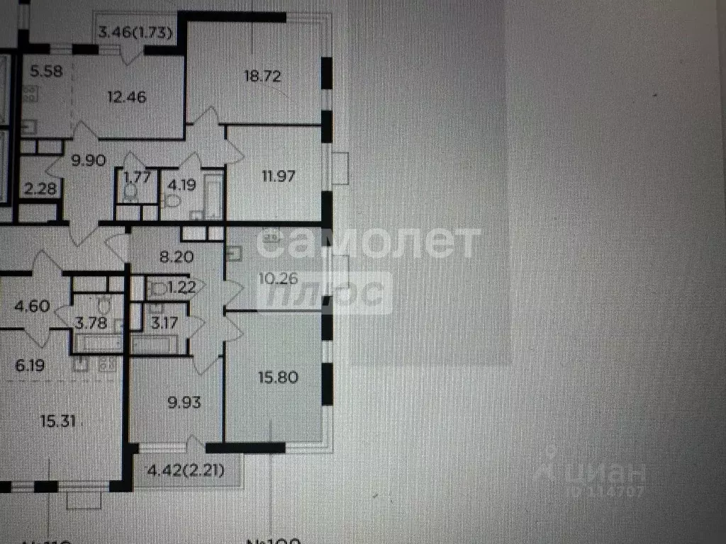 2-к кв. Московская область, Одинцово Микрорайон Клубничное Поле, 10 ... - Фото 2