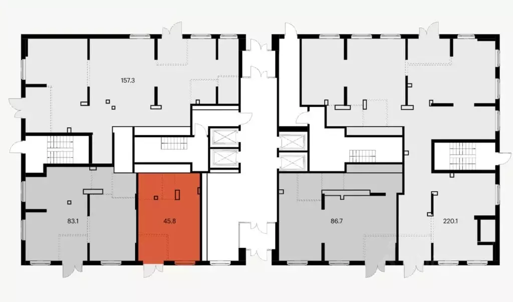 Торговая площадь в Москва Новохохловская ул., 15к2 (45 м) - Фото 1