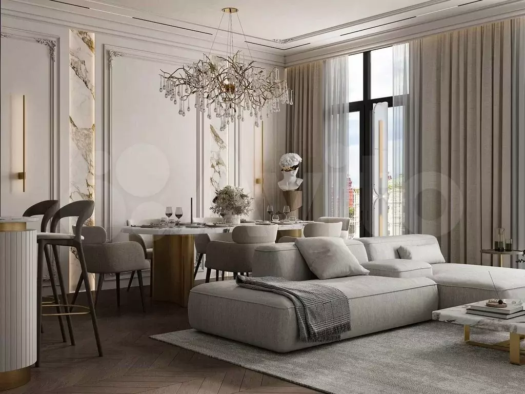 4-к. квартира, 150 м, 2/7 эт. - Фото 1