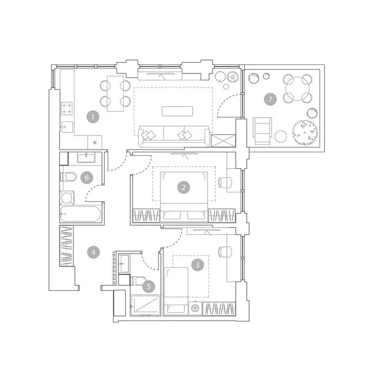3-комнатная квартира: Москва, улица Миклухо-Маклая, вл23 (74.9 м) - Фото 1
