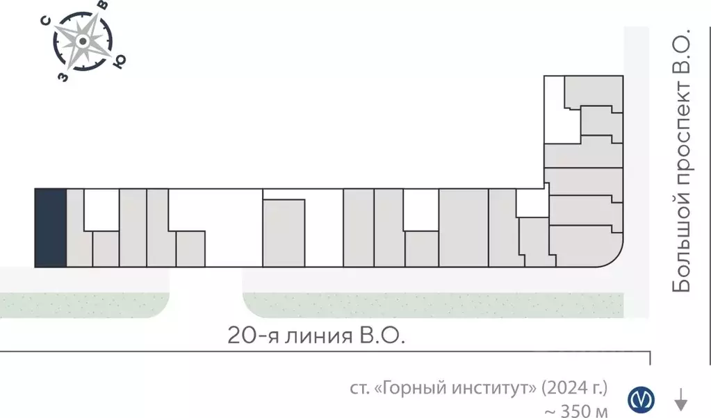 Помещение свободного назначения в Санкт-Петербург 20-я Васильевского ... - Фото 1