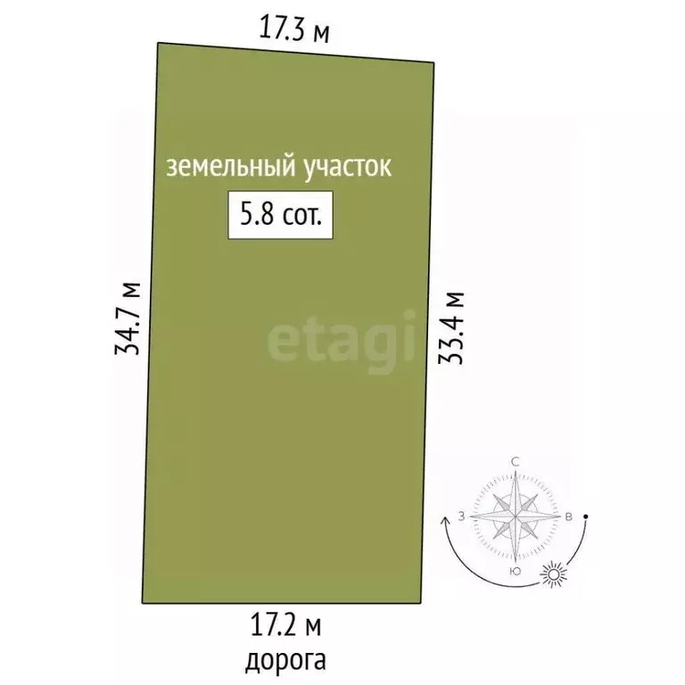 Участок в Крым, Симферопольский район, Молодежное пгт, Аграрник СНТ ... - Фото 2