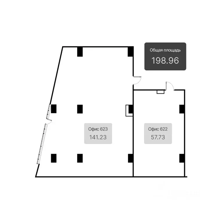 Офис в Краснодарский край, Краснодар Ставропольская ул., 19/1 (199 м) - Фото 2