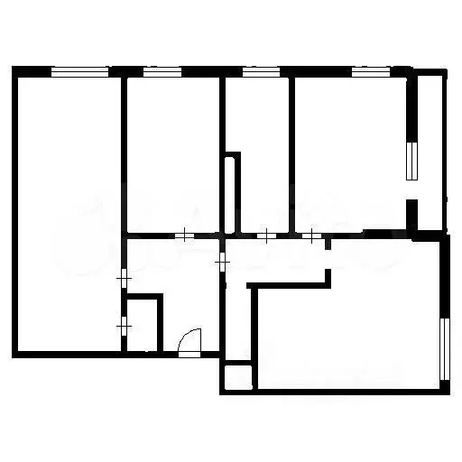 3-к. квартира, 90 м, 4/13 эт. - Фото 0