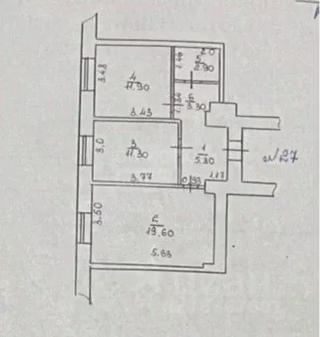 2-к кв. Оренбургская область, Орск Новый город мкр, просп. Ленина, 46 ... - Фото 2