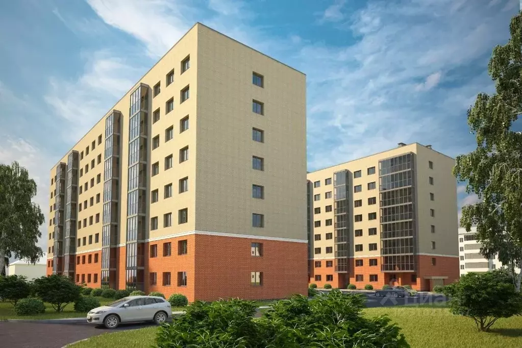 2-к кв. Ярославская область, Рыбинск Февральская ул., 12 (64.05 м) - Фото 1