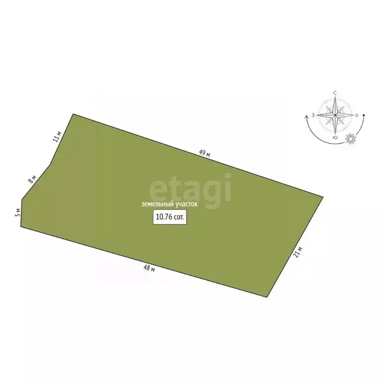 Участок в Амурская область, Благовещенский район, с. Чигири  (10.76 ... - Фото 2