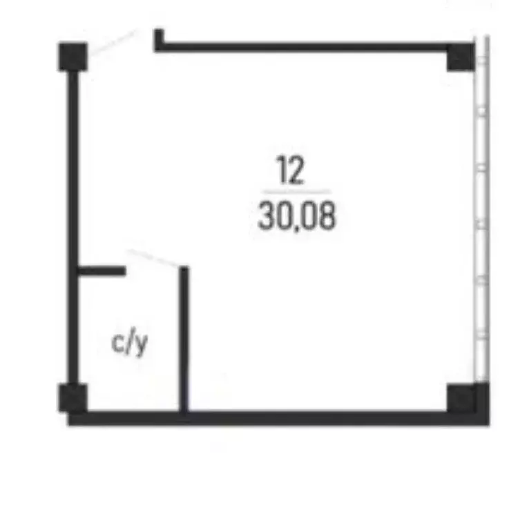 Офис (30.08 м) - Фото 1
