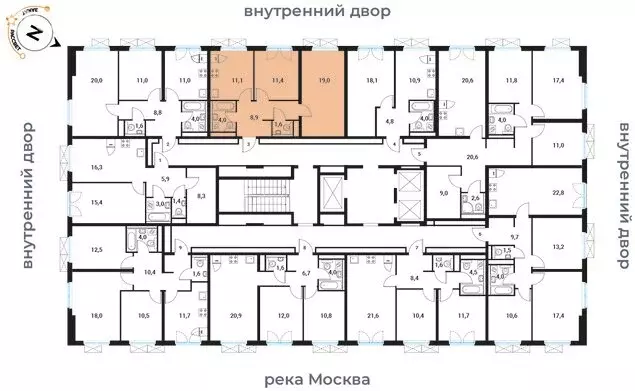 2-комнатная квартира: Москва, Большая Филёвская улица, 3к4 (55.7 м) - Фото 0