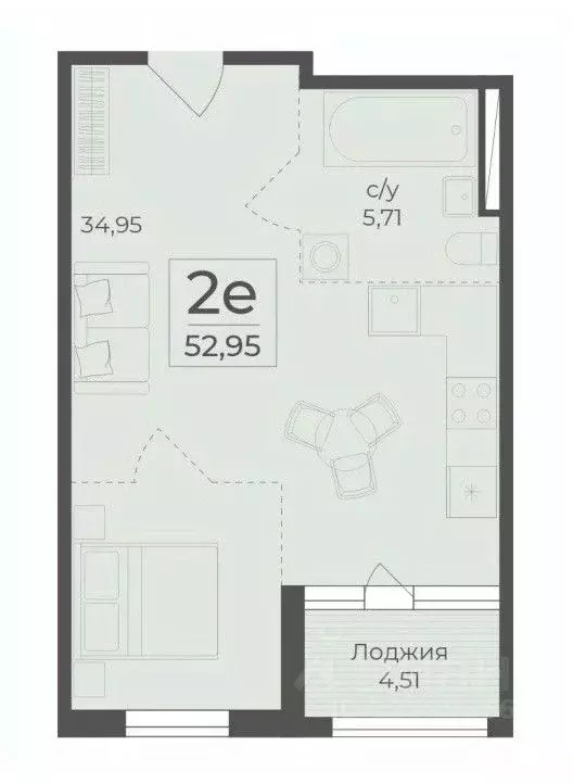 2-к кв. Крым, Ялта городской округ, Массандра пгт  (52.95 м) - Фото 0