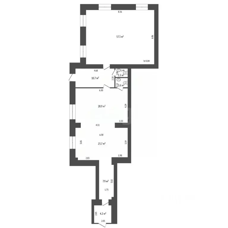 Помещение свободного назначения в Ханты-Мансийский АО, Ханты-Мансийск ... - Фото 1