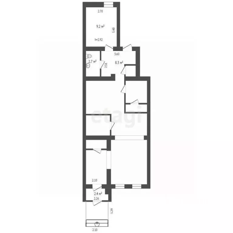 Офис в Вологодская область, Сокол Советская ул., 71 (76 м) - Фото 2