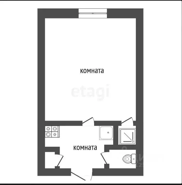 Студия Воронежская область, Воронеж Автогенный пер., 15 (12.3 м) - Фото 2